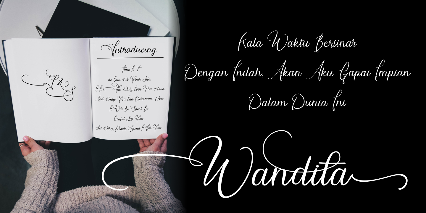 Example font Wandita #7